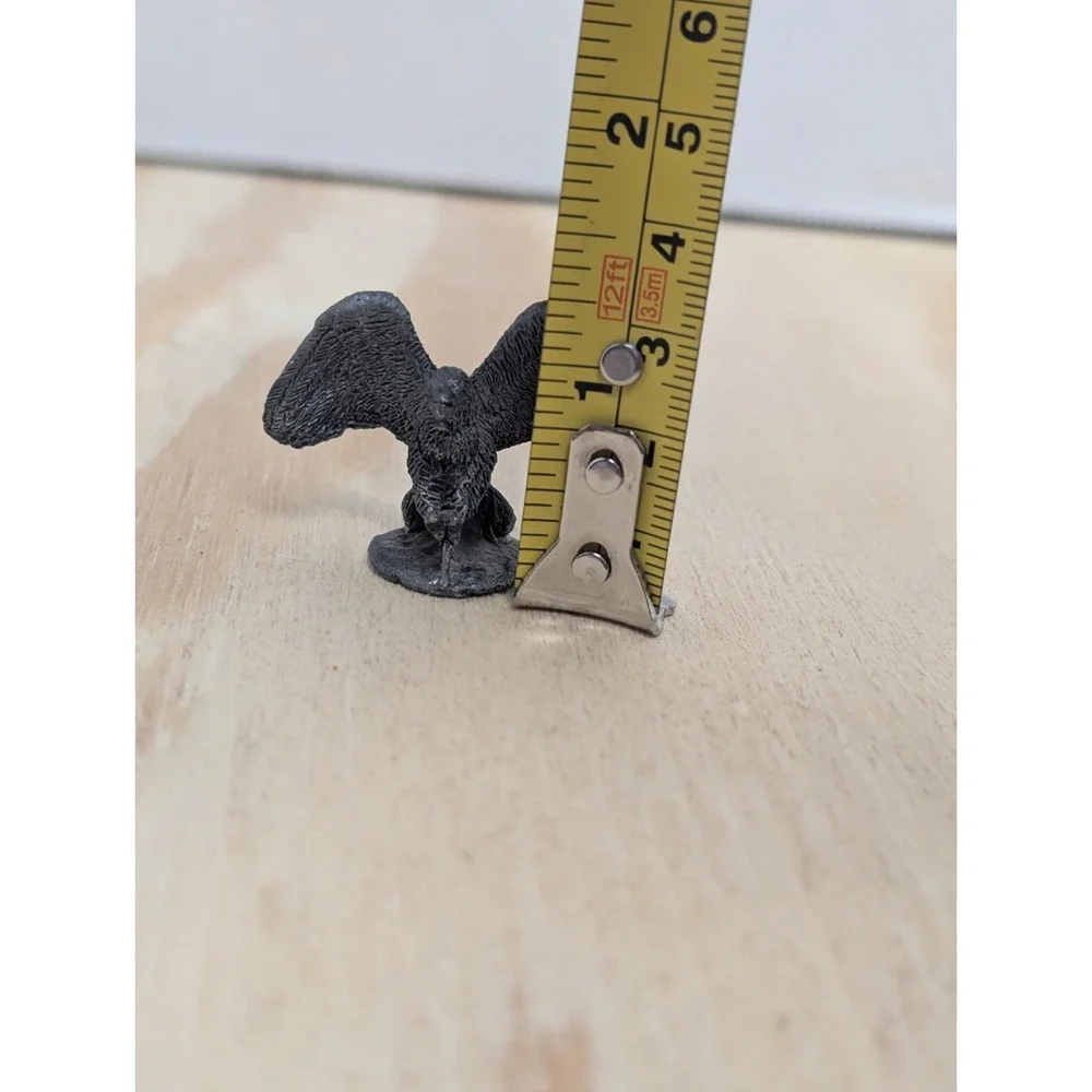 Pewter Style Finish Small Eagle Desk‎ Piece Man Cave Outdoors